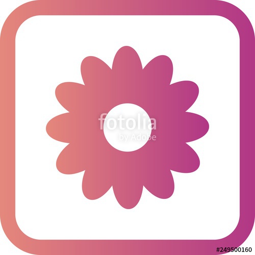 500x500 Vector Daisy Icon Stock Image And Royalty Free Vector