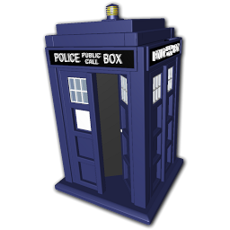 256x256 Tardis Open Icon