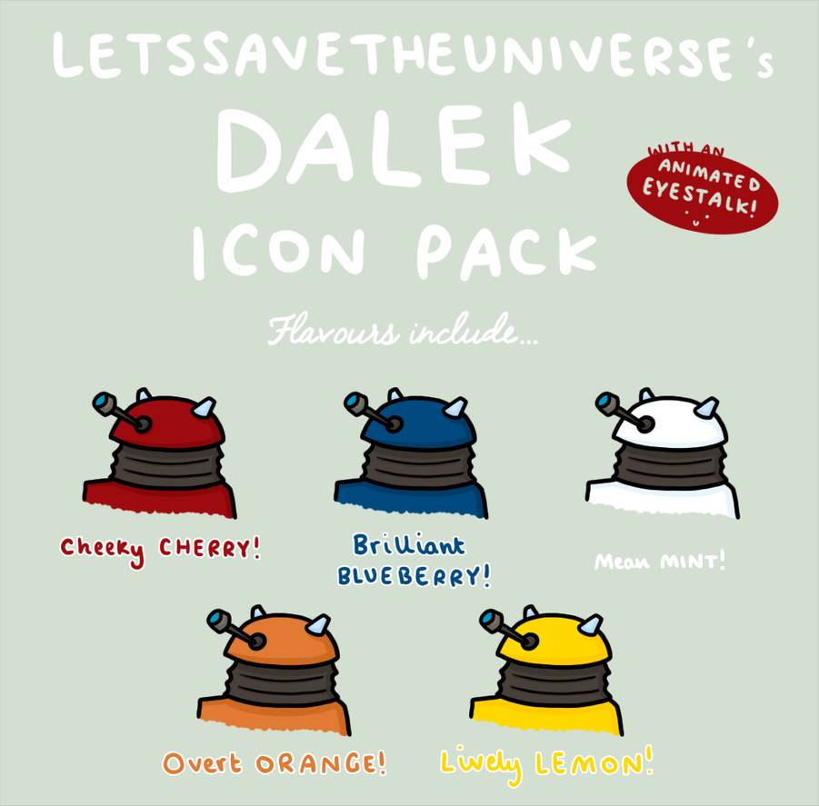 901x887 Dalek Icon Pack