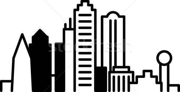 600x309 Dallas City Icon Vector Illustration Brett Lamb