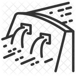 256x256 Dam Icon Of Line Style