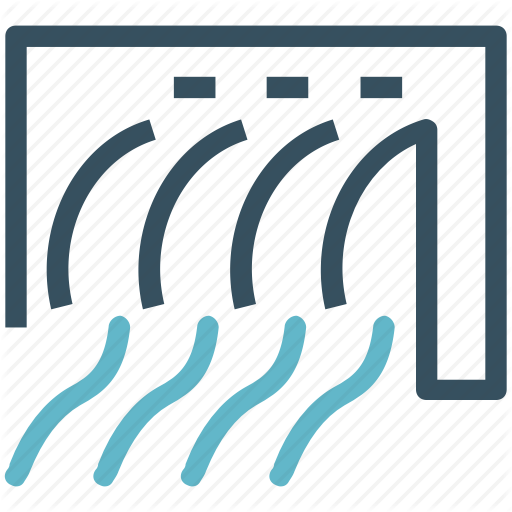 512x512 Dam, Dam Hill, Impounds Water, River, Water Dam Icon