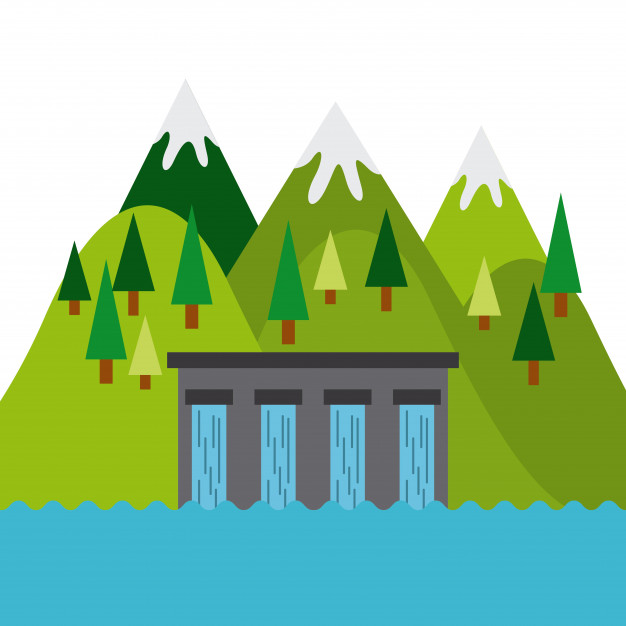 626x626 Water Dam Icon Vector Premium Download