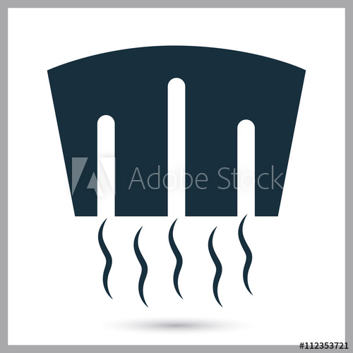 500x500 Water Energy Dam Icon On The Background