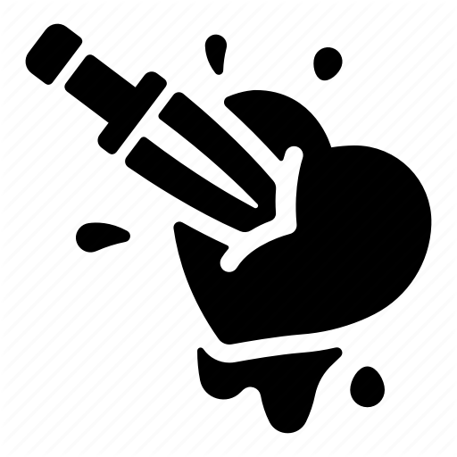 512x512 Damage, Game, Heart, Knife, Skill, Stab, Ui Icon