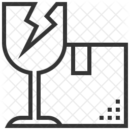 256x256 Damage Icon Of Line Style