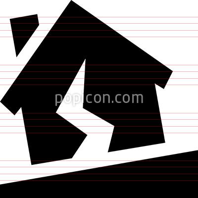 400x400 Earthquake Damage Vector Icon