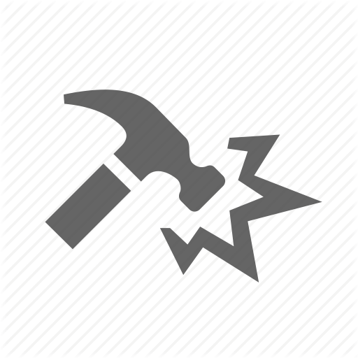 512x512 Blow, Bump, Damage, Force, Hammer, Mechanical, Shockproof Icon
