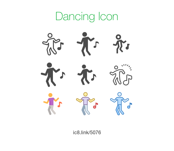 572x495 Dancing Icon