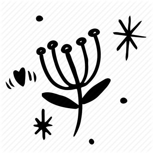 512x512 Christmas, Dandelion, Flower, Heart, Light, Star Icon