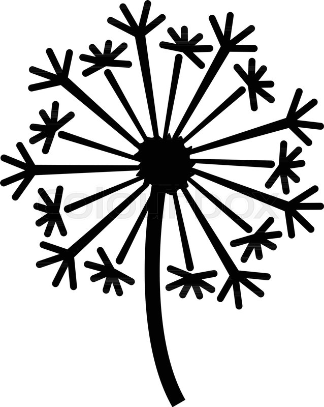 638x800 Dandelion Icon Simple Illustration Of Stock Vector Colourbox