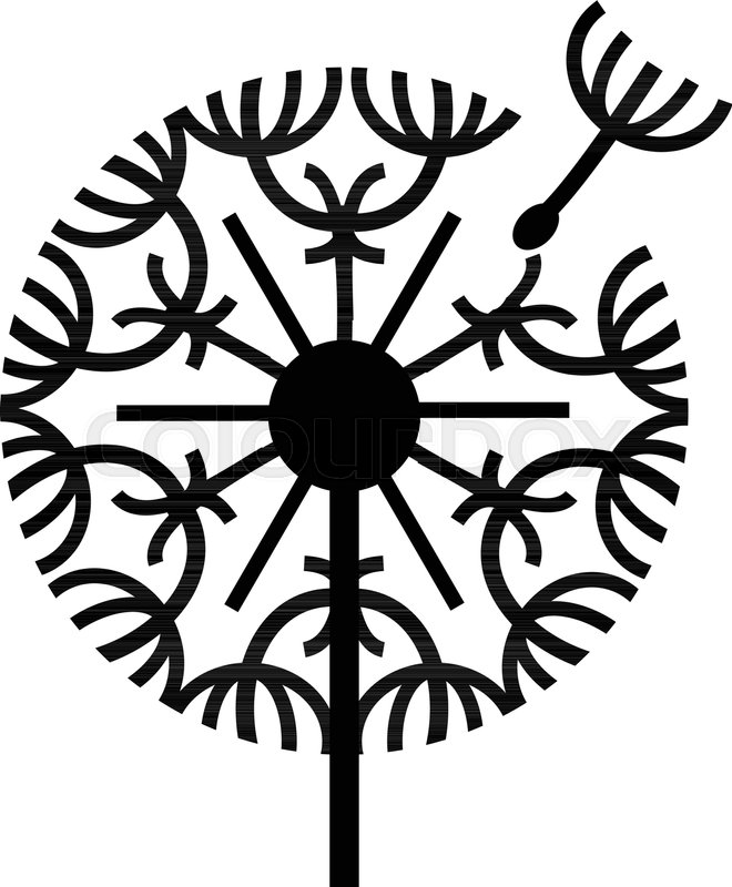660x800 Natural Plant Dandelion Icon Simple Stock Vector Colourbox