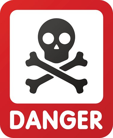 376x458 Danger Warning Attention Sign Icon Premium Clipart