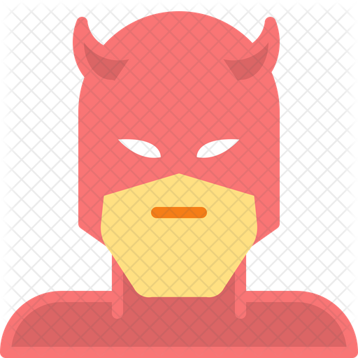 512x512 Daredevil Icon Of Flat Style
