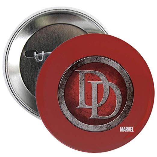 522x522 Cafepress Daredevil Grunge Icon Button