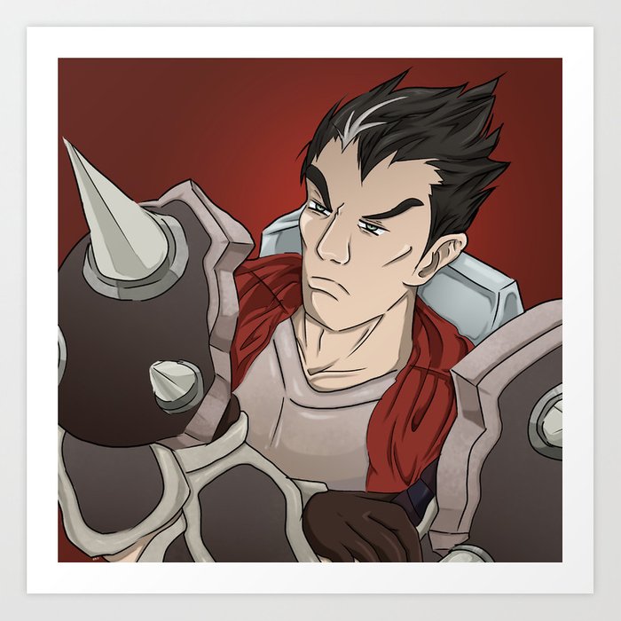 Darius Icon Art Print 700x700 Darius Icon Art Print