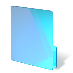 256x256 Closed, Folder, Blue Icon Vista Folder Colors Icon Sets Icon Ninja