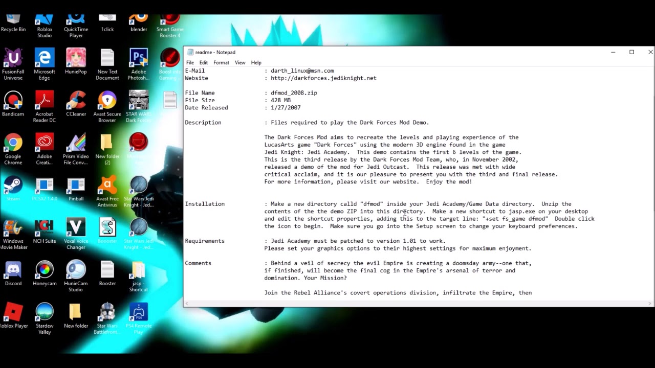 1280x720 How To Install The Star Wars Jedi Knight Jedi Academy Dark Forces