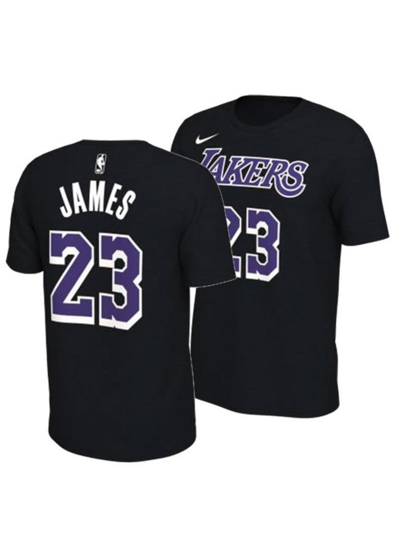 800x1127 Nike Nike Men's Lebron James Los Angeles Lakers Dark Icon Player T