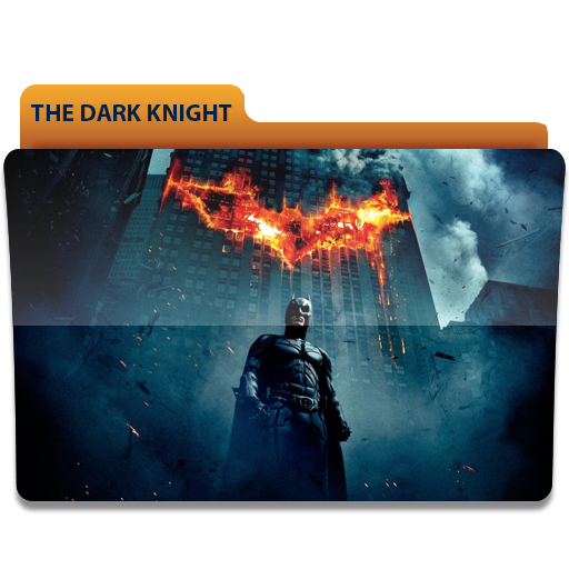 512x512 The Dark Knight Movie Folder Icon