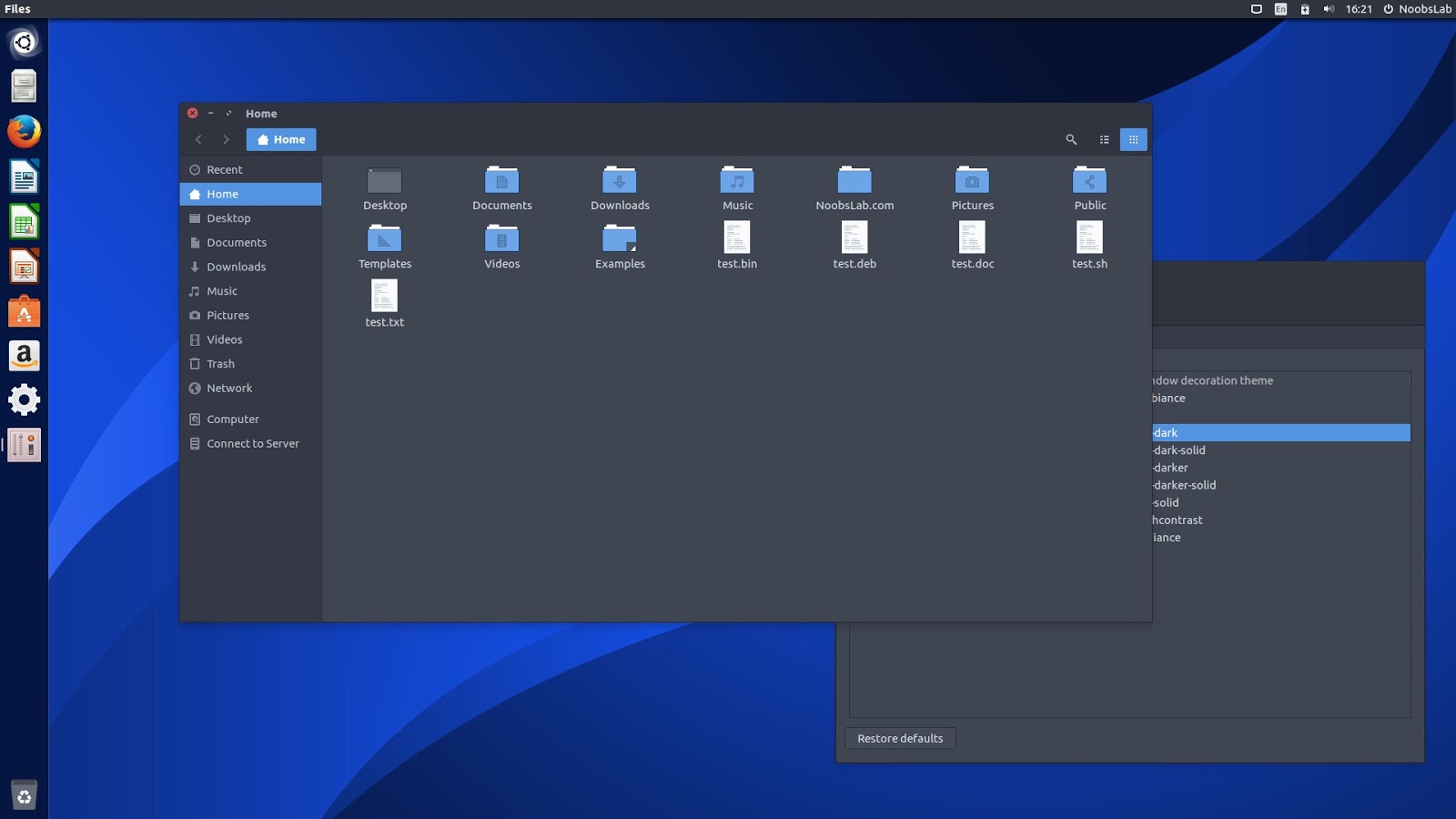 1600x900 Dark Gtk Theme For Ubuntu