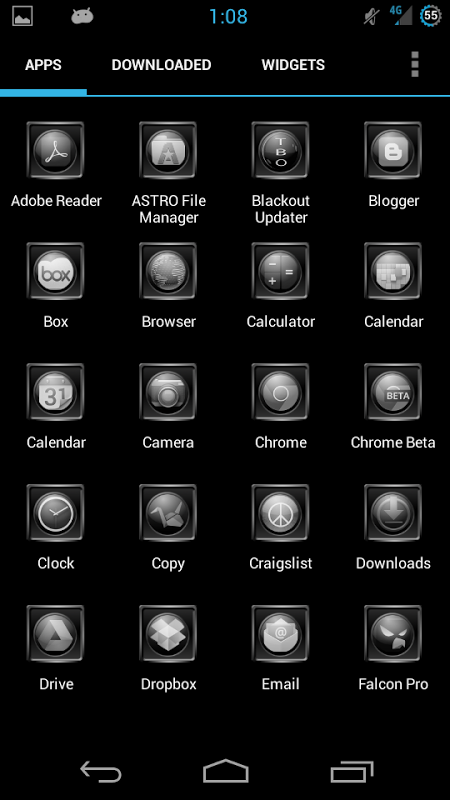 450x800 Dark Matter Icons Download Apk For Android