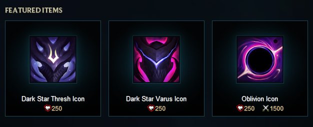 626x254 Katelyn The Chaotic On Twitter Dark Star Icons Are Now Available