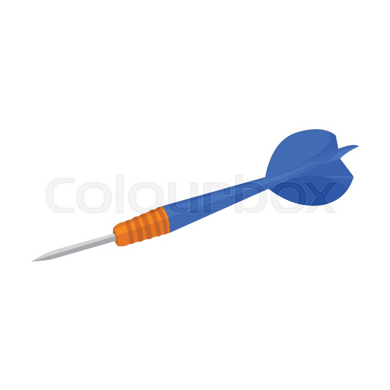 800x800 Dart Icon Cartoon Single Sport Icon Stock Vector Colourbox