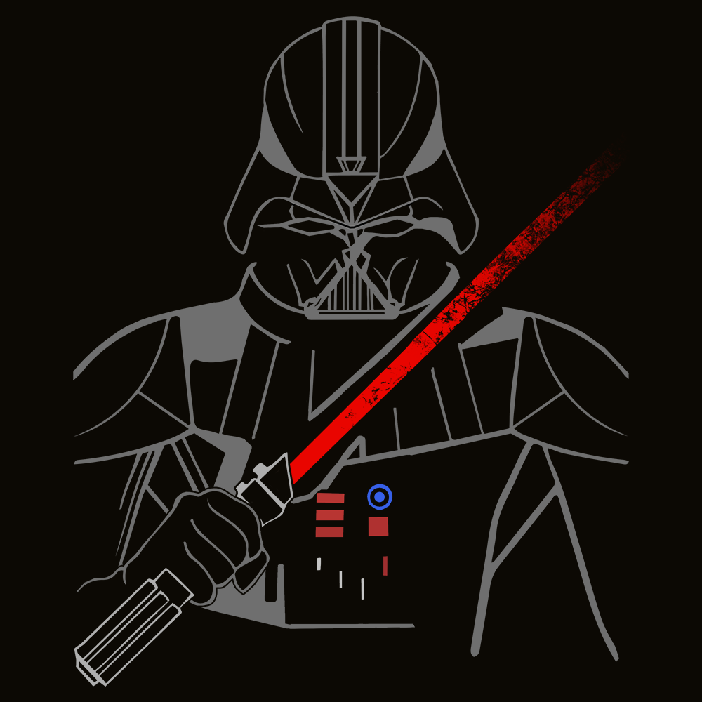 1000x1000 Darth Vader T Shirt, Star Wars Vader Icon Tee Top Spoofytees