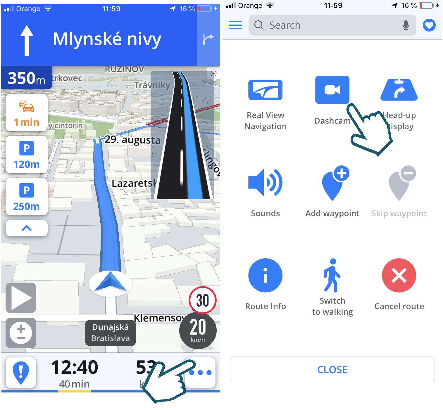 1515x1403 Sygic Support Center Dashcam