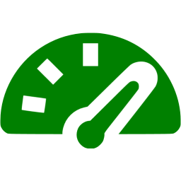 256x256 Green Dashboard Icon