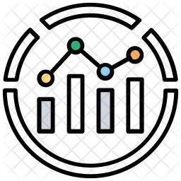 256x256 Business Dashboard Icon Of Colored Outline Style