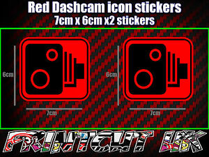 300x225 Dashcam Dash Cam Car Camera Icon Stickers Decal Dvr Car Van
