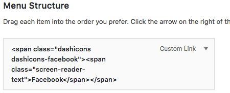 450x183 Use Dashicons To Create A Social Media Menu In Wordpress
