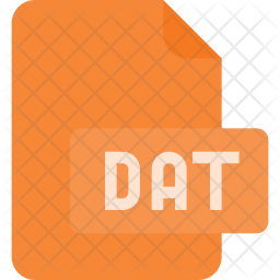 256x256 Dat Icon Of Flat Style