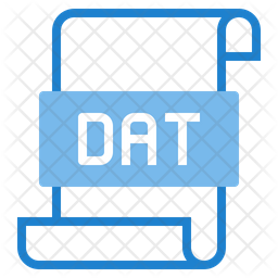 256x256 Dat Icon Of Dualtone Style