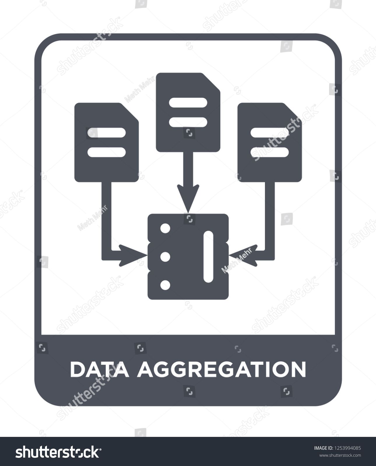 Data Aggregation Icon Vector On White Background, Data Aggregation 1290x1600 Data Aggregation Icon Vector On White Background, Data Aggregation