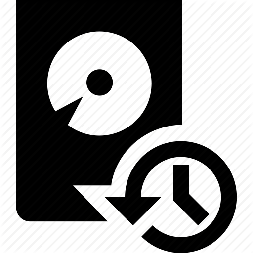512x512 Backup, Data, Disk, Drive, Hard, Storage, Time Icon