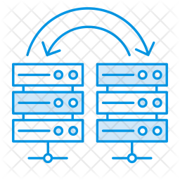256x256 Data Center Icon Of Colored Outline Style
