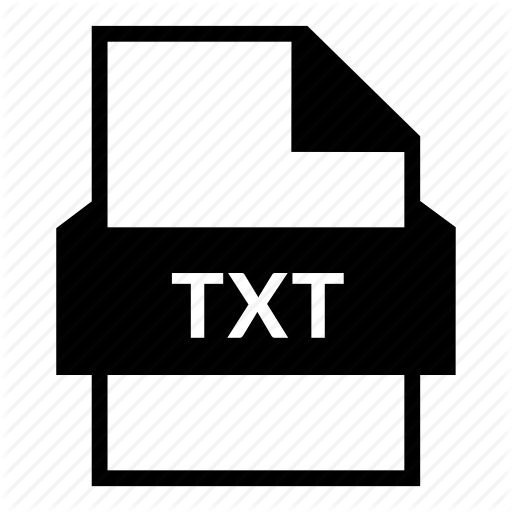 512x512 Data File, Document, Extension, Format, Text, Text File, Txt