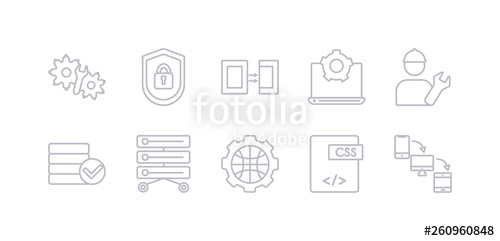 Simple Gray Vector Icons Set Such As Cross Platform, Css 500x241 Simple Gray Vector Icons Set Such As Cross Platform, Css