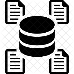 256x256 Data Icon Of Glyph Style