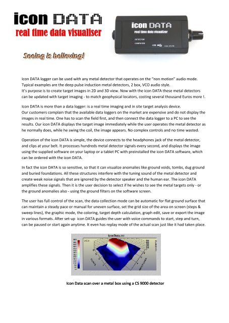 454x640 Icon Data Logger For Metal Detector