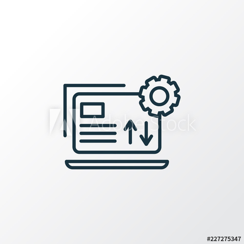 Data Management Icon Line Symbol Premium Quality Isolated 500x500 Data Management Icon Line Symbol Premium Quality Isolated