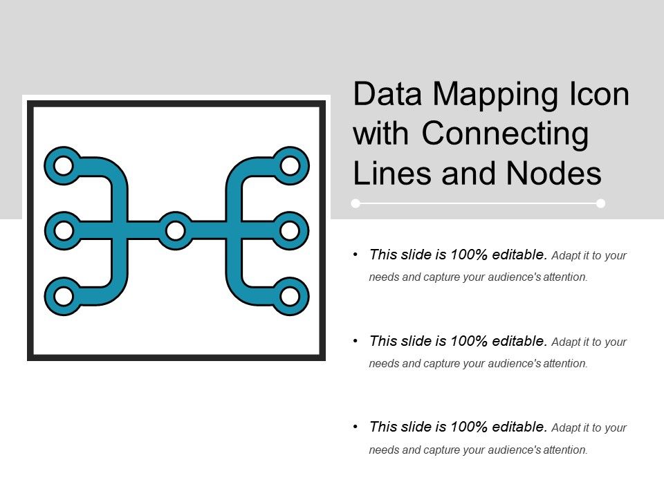 Data Mapping Icon With Connecting Lines And Nodes Powerpoint 960x720 Data Mapping Icon With Connecting Lines And Nodes Powerpoint