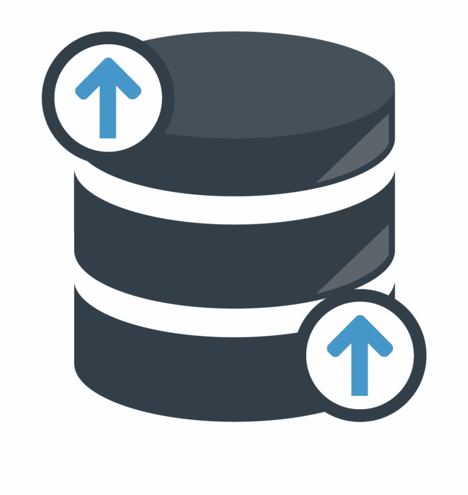 Data migration icon at vectorified collection of data migration