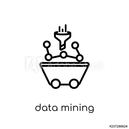 Data Mining Icon Trendy Modern Flat Linear Vector Data Mining 500x500 Data Mining Icon Trendy Modern Flat Linear Vector Data Mining