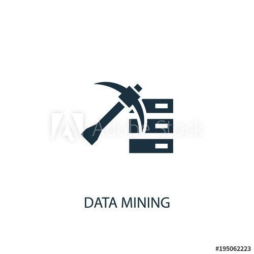 Data Mining Icon Simple Element Illustration 500x500 Data Mining Icon Simple Element Illustration