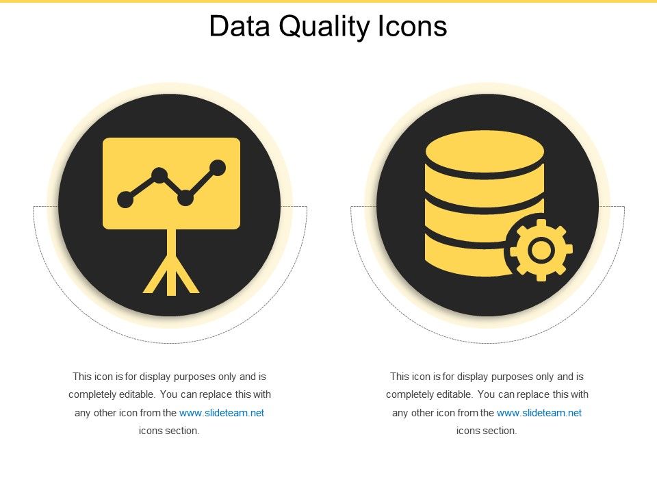 960x720 Data Quality Icons Graphics Presentation Background