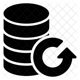 256x256 Data Recovery Icon Of Glyph Style